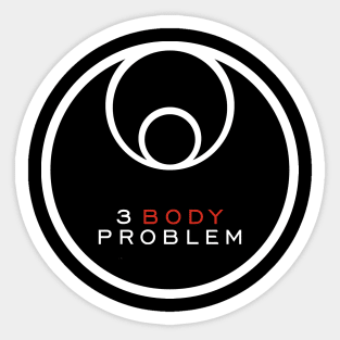 3 body problem Sticker